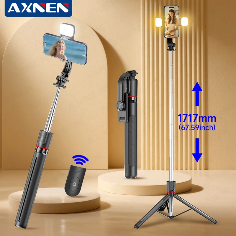 جديد F15 مع جهاز تحكم عن بعد لاسلكي 68 بوصة عصا سيلفي الهاتف سطح المكتب حامل ثلاثي القوائم آيفون أندرويد الهاتف الذكي اطلاق النار مدونة فيديو