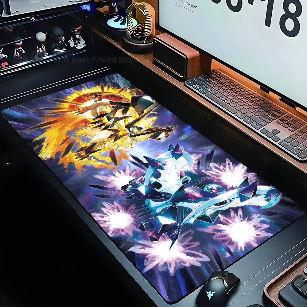 

Hot Anime P-pokemon Mouse Mat Desk Mat With Pad Gaming Accessories Prime Gaming XXL Keyboard Pad