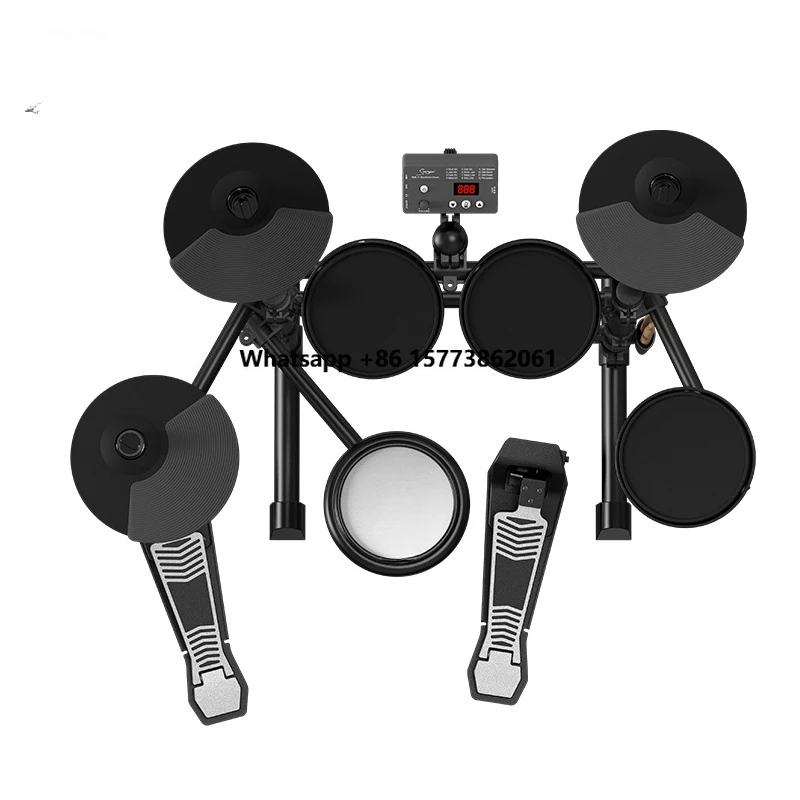 Wholesale Beginner Electric Drum Kit 4 Drums 3 Cymbals Professional Musical Instruments Electronic Drum