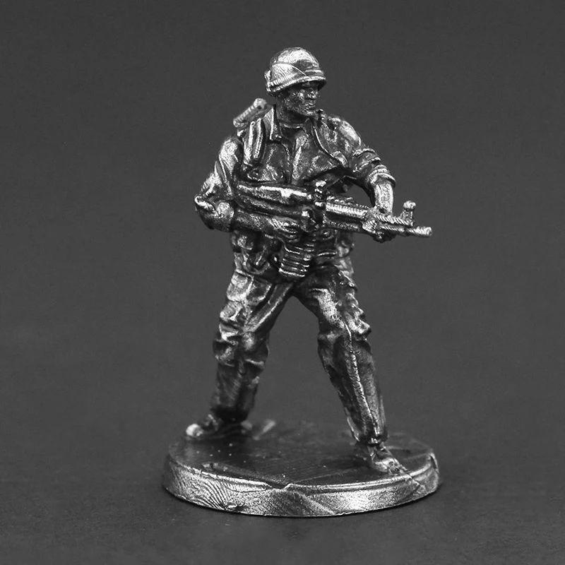 Vietnam American Military War Soldier Gladiator Statuette Shooting Figure DIY Archer Static Soldier Model Table Decoration Craft