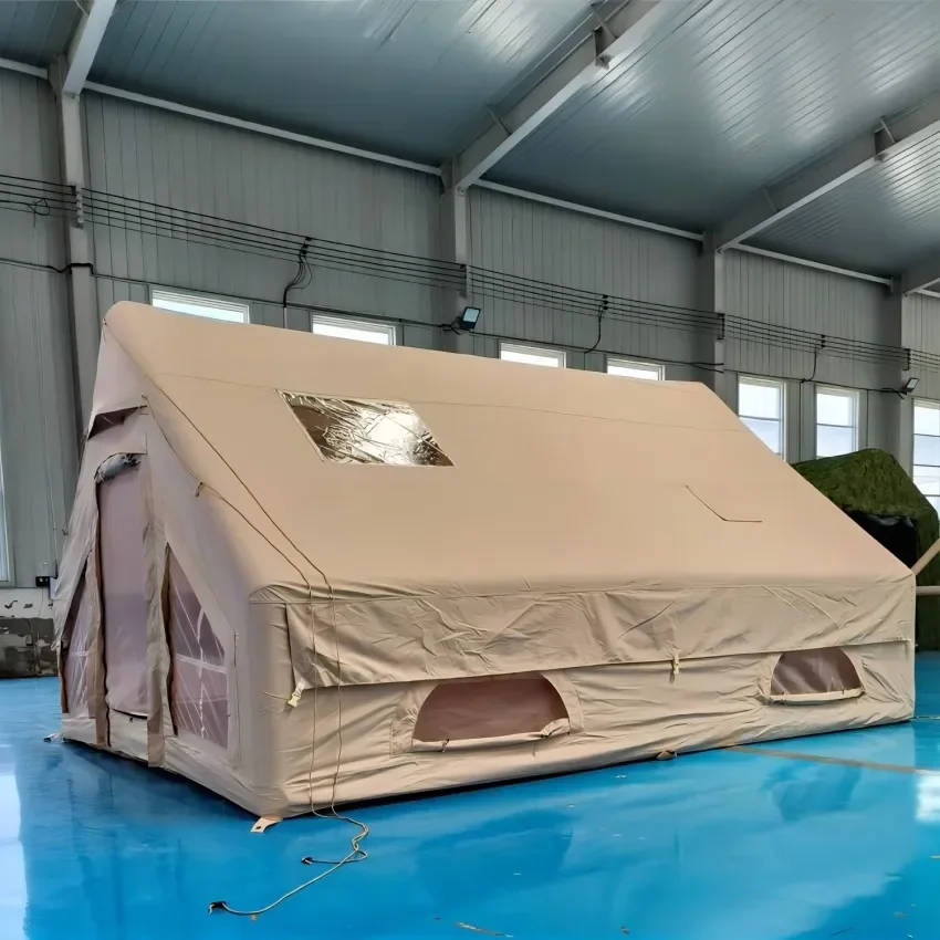 Self-Supporting Structure Cabin Inflatable House Tent Roof Top Large Oxford Fabric Inflatable Tent