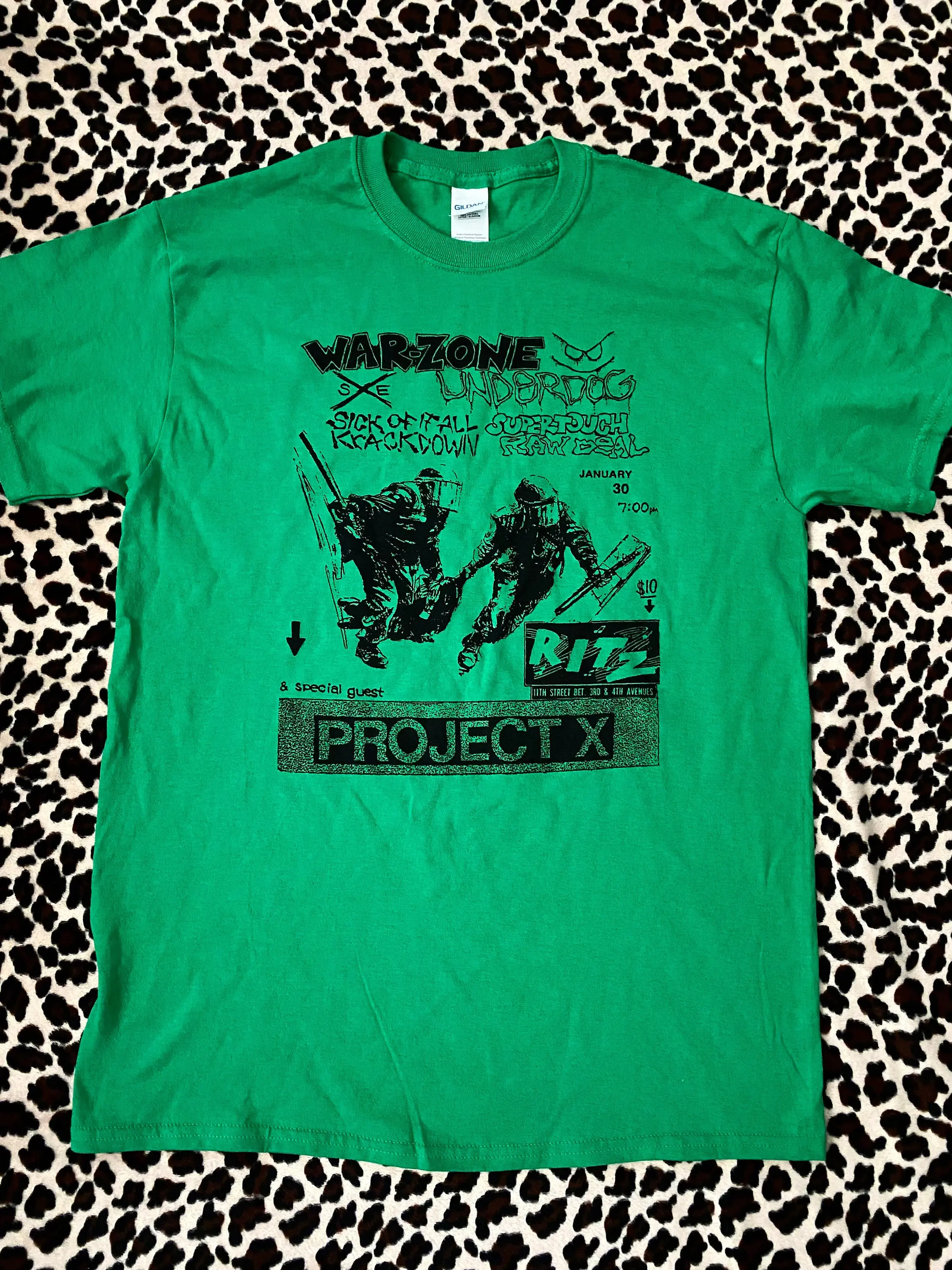 Warzone Vintage Flyer T Shirt