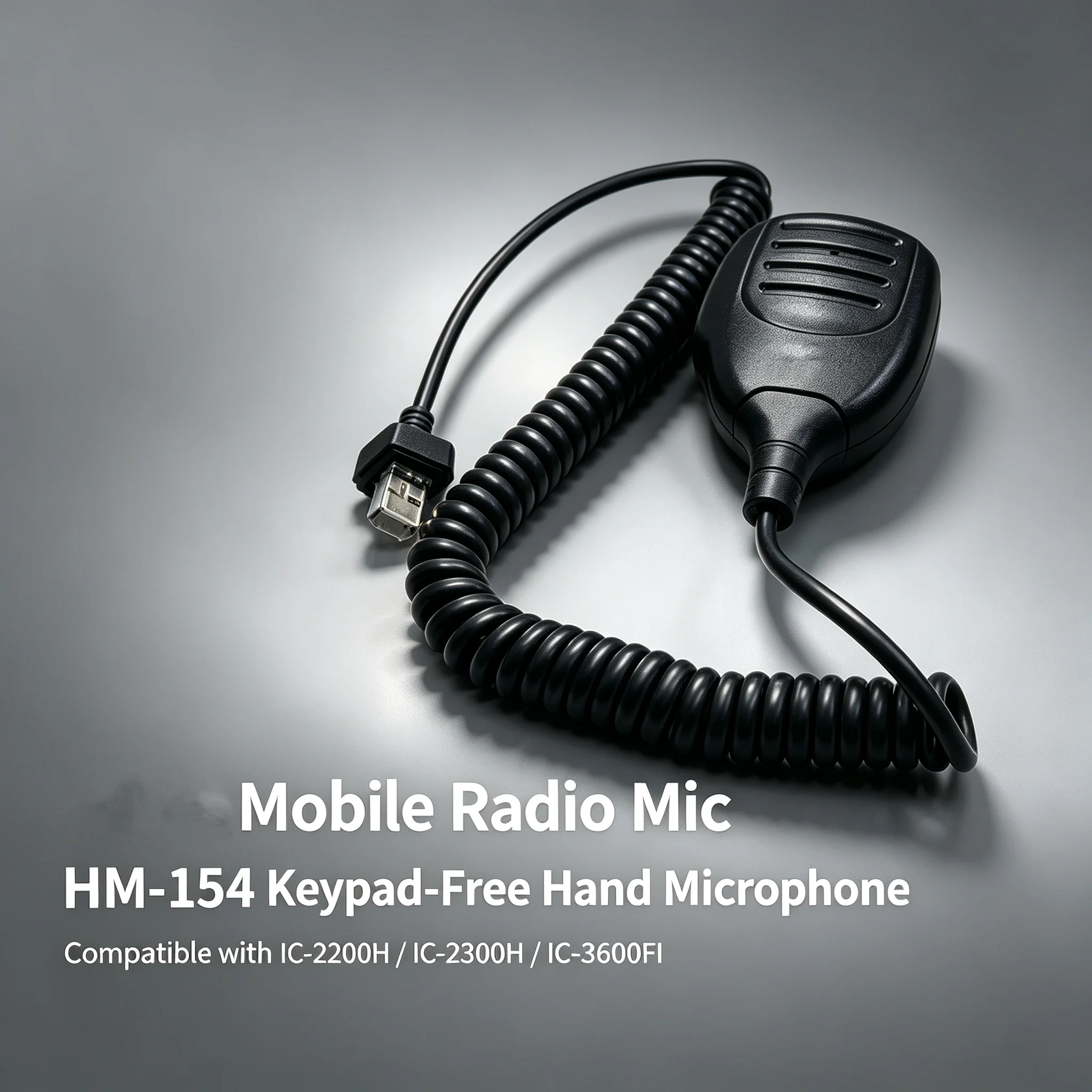 SALE HM-154 Handheld Speaker Mic Microphone For ICOM IC-2200H IC-2300H IC-3600FI Car Mobile Radio (No Keypad)