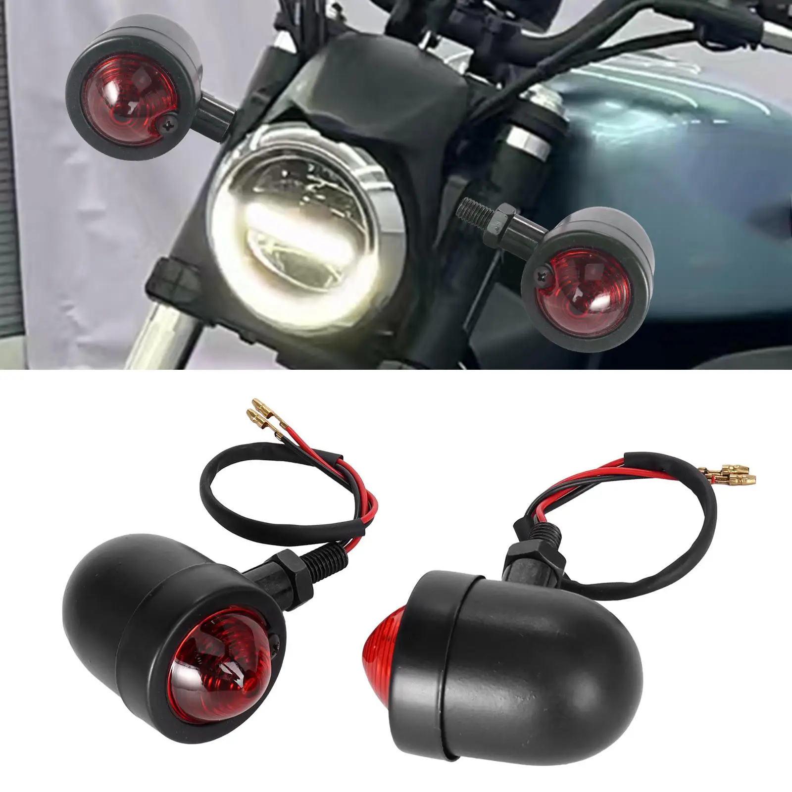 

High Performance Motorbike Turn Light LED Compact Indicator Motorcycle Rear Lamp for Custom Bike Accessories