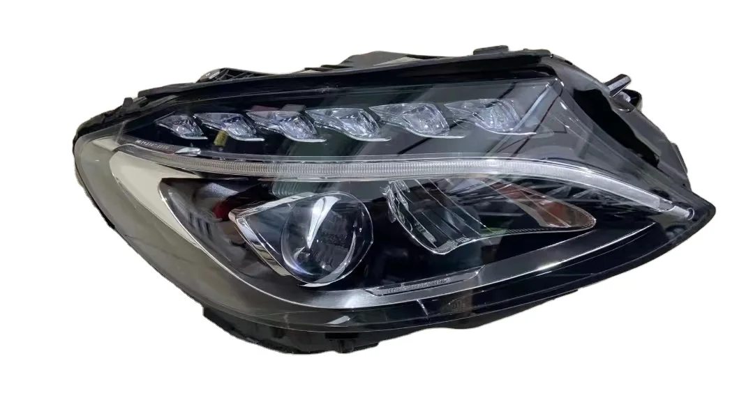 For 2015-2018 C-Class W205 Static LED Headlights - for OEM Maintenance and Replacement - Source Supply