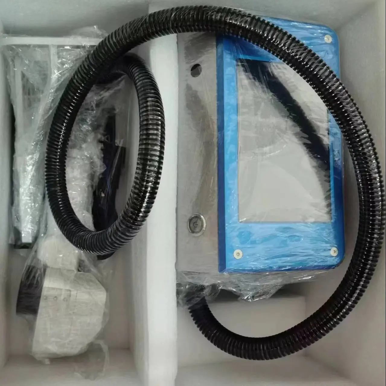 Macchina per marcatura in fibra con logo portatile per incisione portatile da 20 W/30 W per legno, metallo, plastica