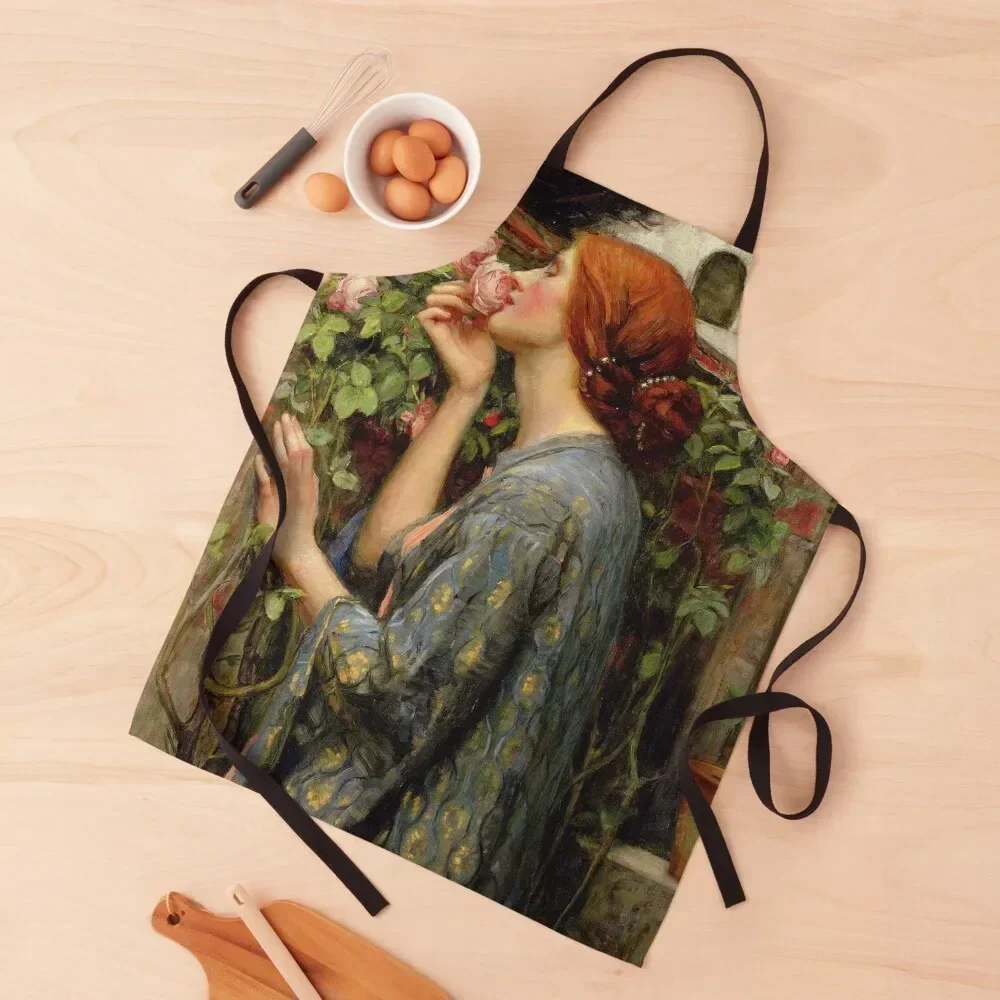 

The Soul of the Rose -John William Waterhouse Apron chefs useful gadgets for home Dress For Hairdresser Apron