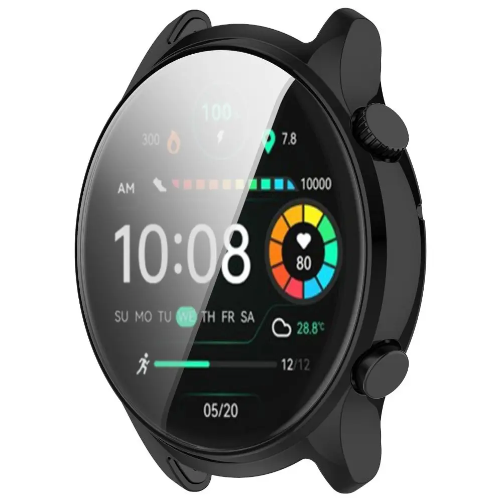 소프트 TPU 보호 케이스 풀 커버리지 스마트 시계 TPU 커버 액세서리 Haylou Solar Plus RT3 LS16 용 쉘 화면 보호기