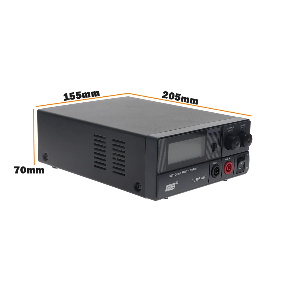 QJE PS30SWIV Power Supply 13.8V 30A Adjustable Linear Power Supply Stable DC Communication Switching Power Supply Automotive