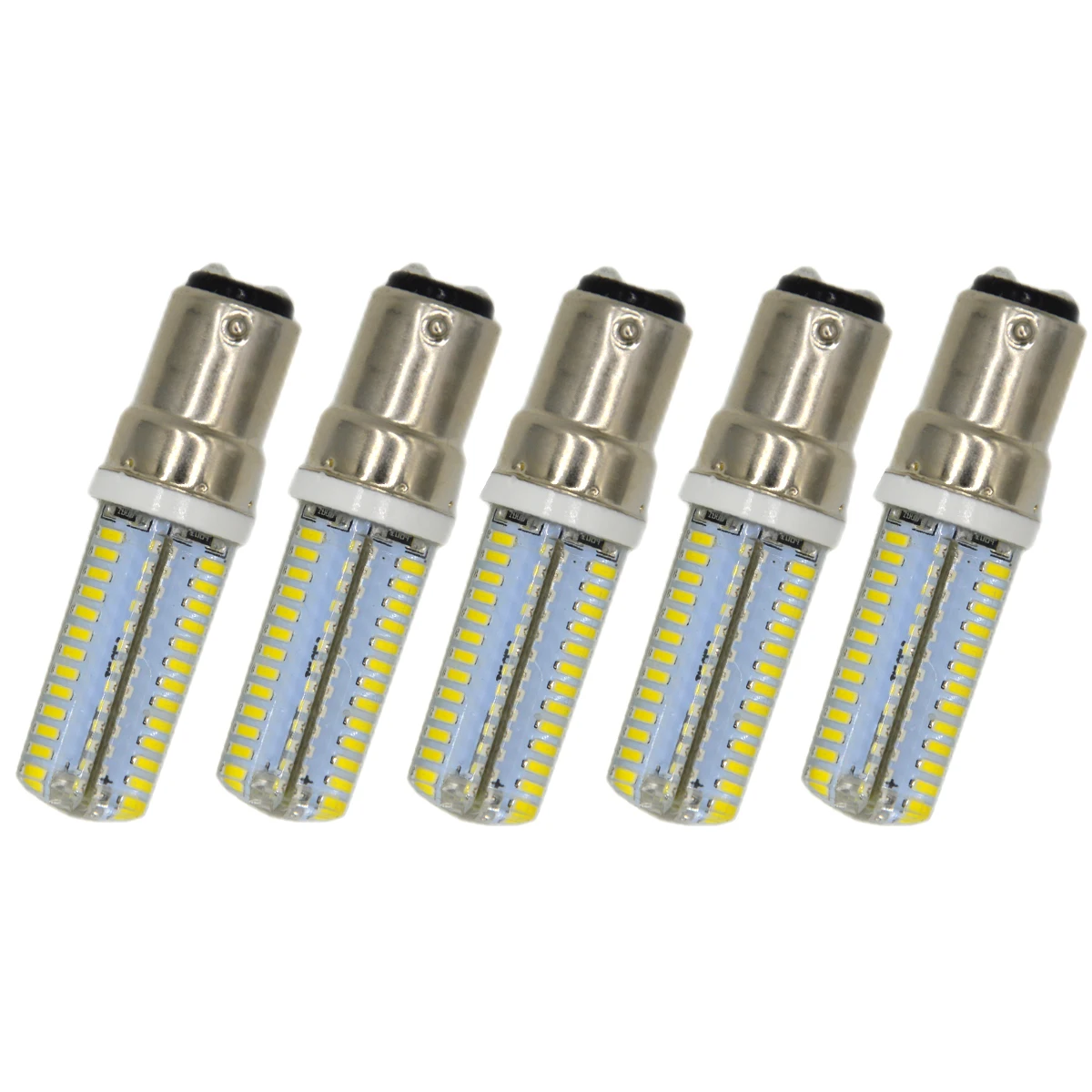 

5pcs Ba15 104Led 220V White 5W 400Lm 360° Beam Angle Energy Saving Lamp For Kitchen Marine Boat Decoration Light Bulb