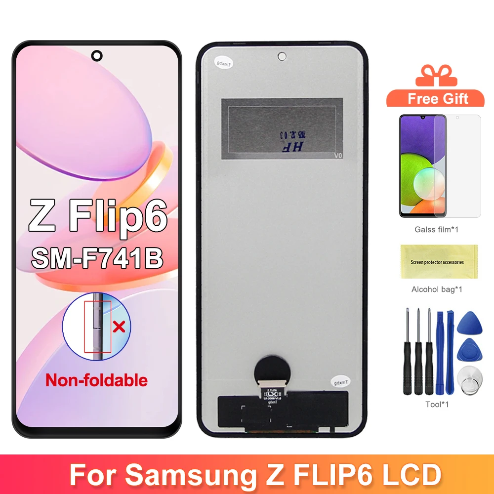 LCD For Samsung Z Flip6 5G F741 LCD Display Touch Screen Assembly