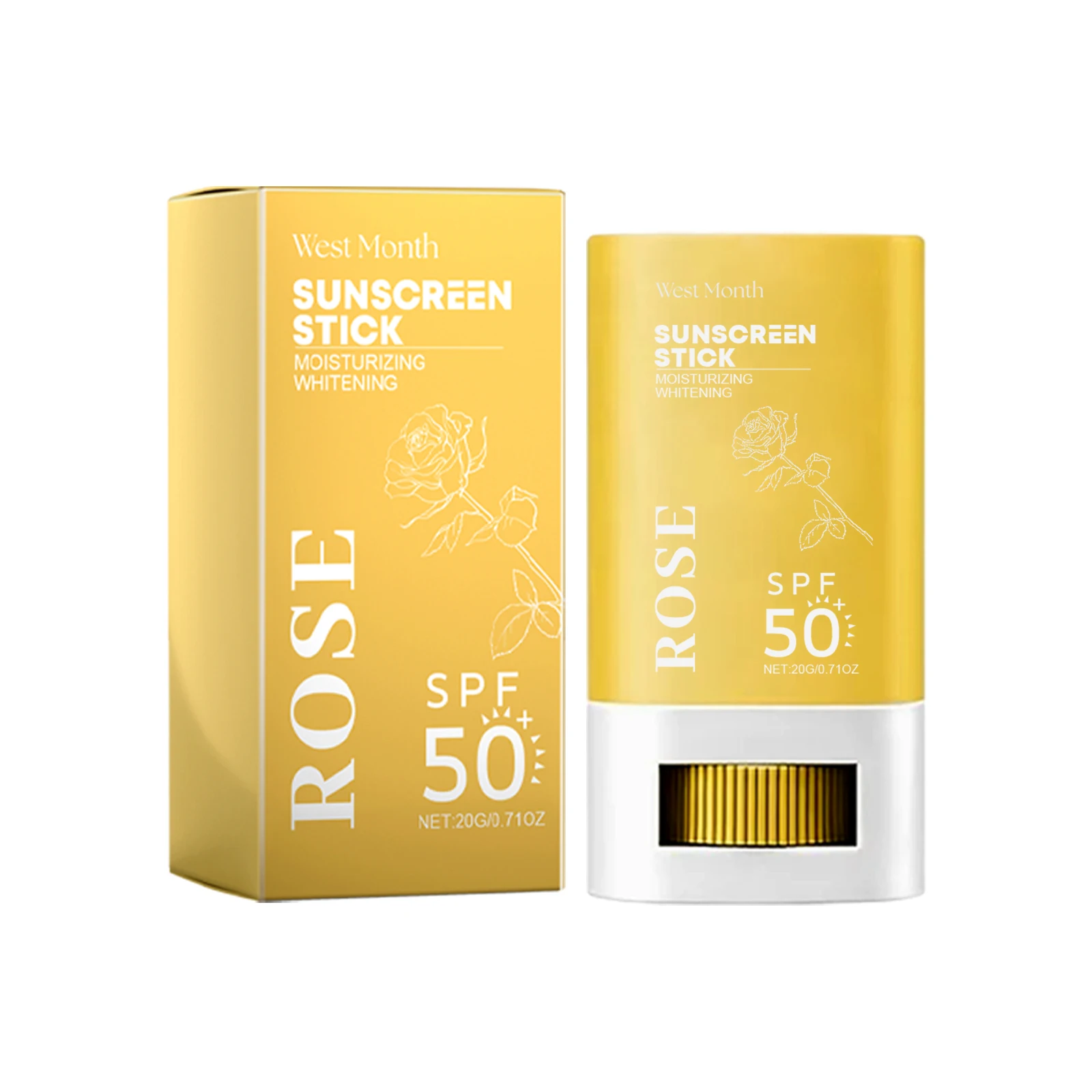 Sunscreen Stick Spf 50 UV Protection Oil-Control Dryness Improving Roughness Hydrating Skin Brightening Skin Care Sunblock Stick