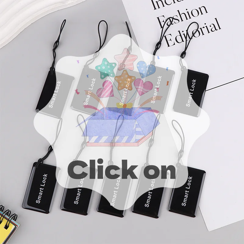 5/10 قطعة 13.56 ميجا هرتز IC بطاقة الإلكترونية قفل الباب الذكي بطاقة الرقمية الذكية بصمة أقفال فتح بطاقة RFID الصغيرة #1