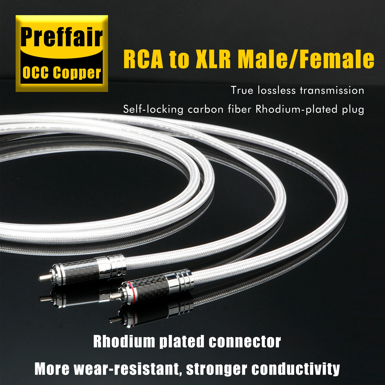 زوج QED XLR كابل متوازن OCC الاسترليني XLR ذكر إلى أنثى تمديد كابل 3Pin جاك لمشغل الأقراص المضغوطة أمبير ميكروفون