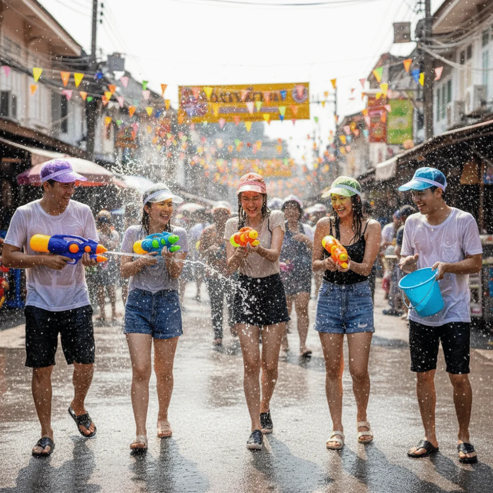 Adjustable Brim Water-Splashing Festival Hats UV Protection Waterproof PVC Water-Sprinkling Hats Sunscreen Transparent