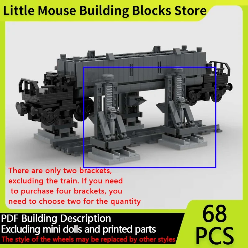 

City Car Model MOC Building Bricks Railway Main Shaft Jack Modular Technology Gifts Holiday Assemble Children Toys Suit