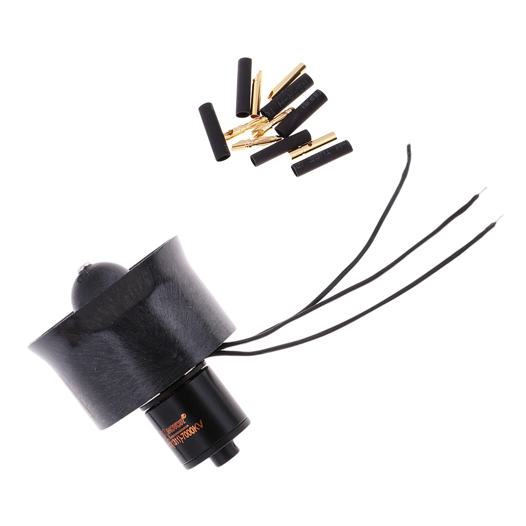 30mm 6 - Impeller Ducted Fan with Brushless Motor 7000KV Set DIY Drone Parts