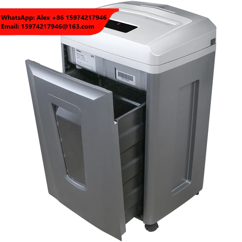 Paper Shredder Machine 30min Continuous Working 230mm Width 5Sheets Micro Cut Shredder For Office Entry