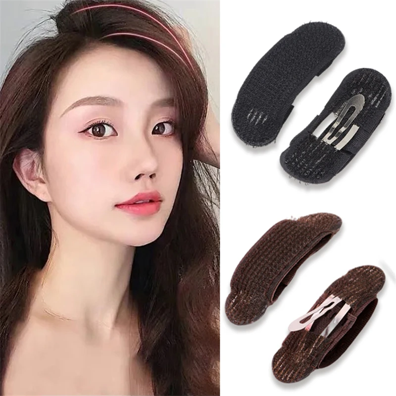 1/2Pcs/set Fluffy Hair Clips Bang Root Fluffy Hair No Heat Pads Sponge Black Magic Invisible Hairpins Hair Care DIY Styling Tool