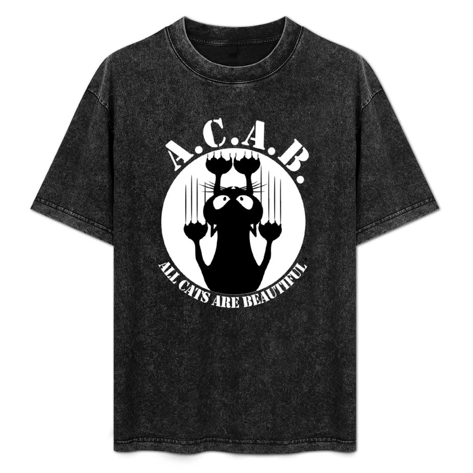A.C.A.B. - All Cats Are Beautiful T-Shirt Independence Day Short Sleeve T-Shirt