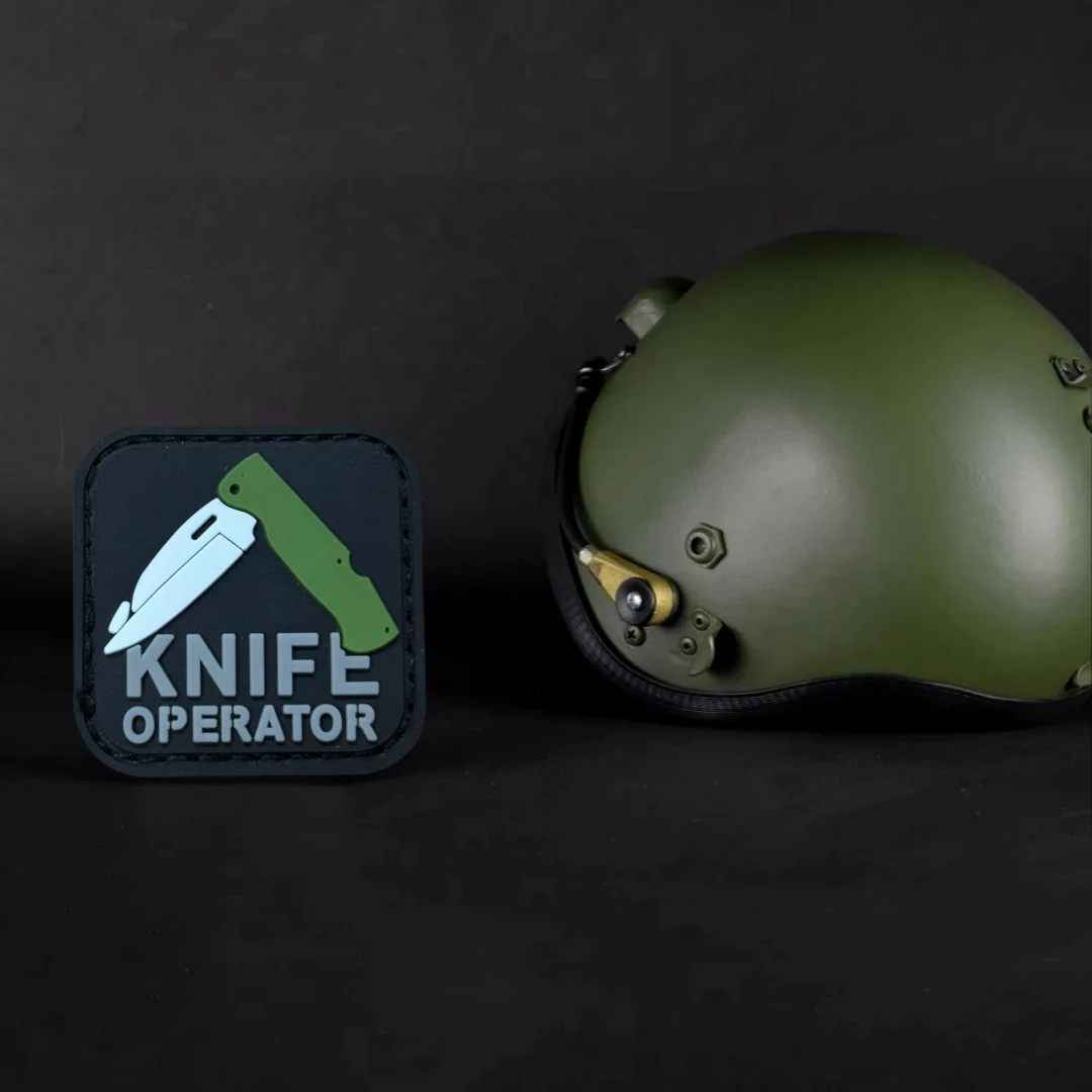 Parche táctico 3D PVC operador cuchillo – Moral militar - imagen 5