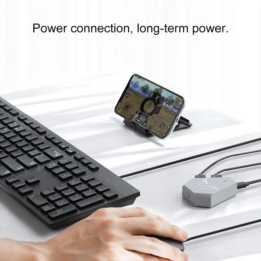 Оригинальный портативный Bluetooth 4,0 BLE конвертер для мобильных игр Xiaomi Flydigi Q1 адаптер для клавиатуры и мыши для FPS мобильных игр