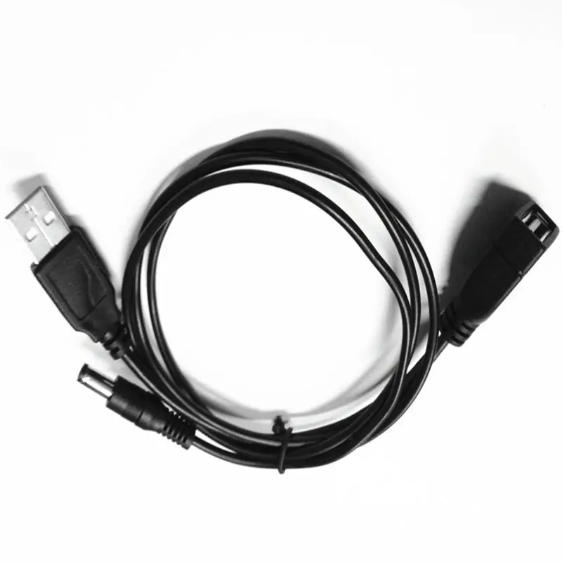 USB Hard Disk Cable USB M/F 5.5 DC 5V 1M 5.5 * 2.1 DC Power USB With Power Cable