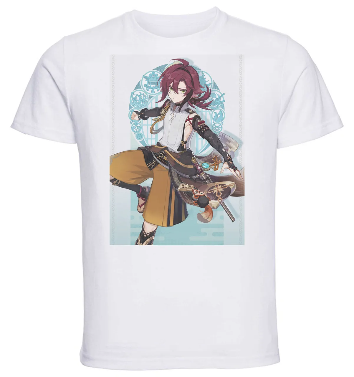 

T-Shirt Unisex White Videogame Genshin Impact Shikanoin Heizou