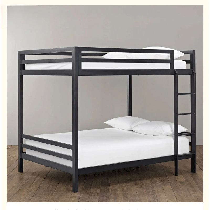 

Upper and lower bunk ironUpper and lowerron Adult apartment Two-layer bed Student dormitory