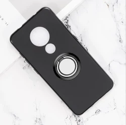 for Nokia 7.2 Back Ring Holder Bracket Phone Case Cover Phone TPU Soft Silicone Cases for Nokia 6.2 6.3