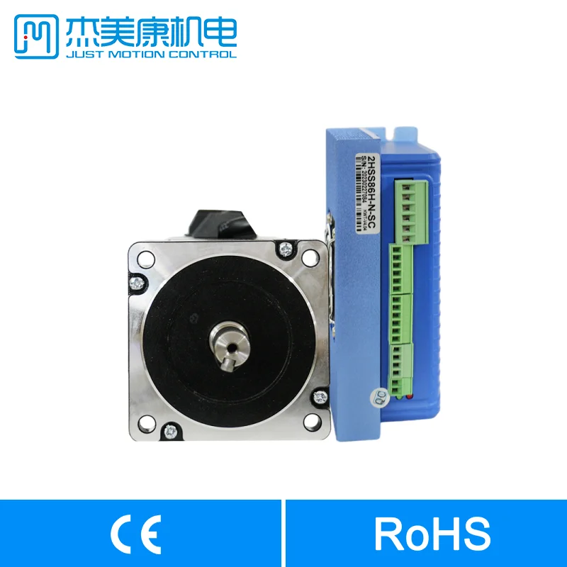 

JMC 3,5 Нм, 112 мм, высокий крутящий момент, с энкодером 60J18112EC-1000-LS + 2HSS57, гибридный шаговый серводвигатель и комплект драйверов