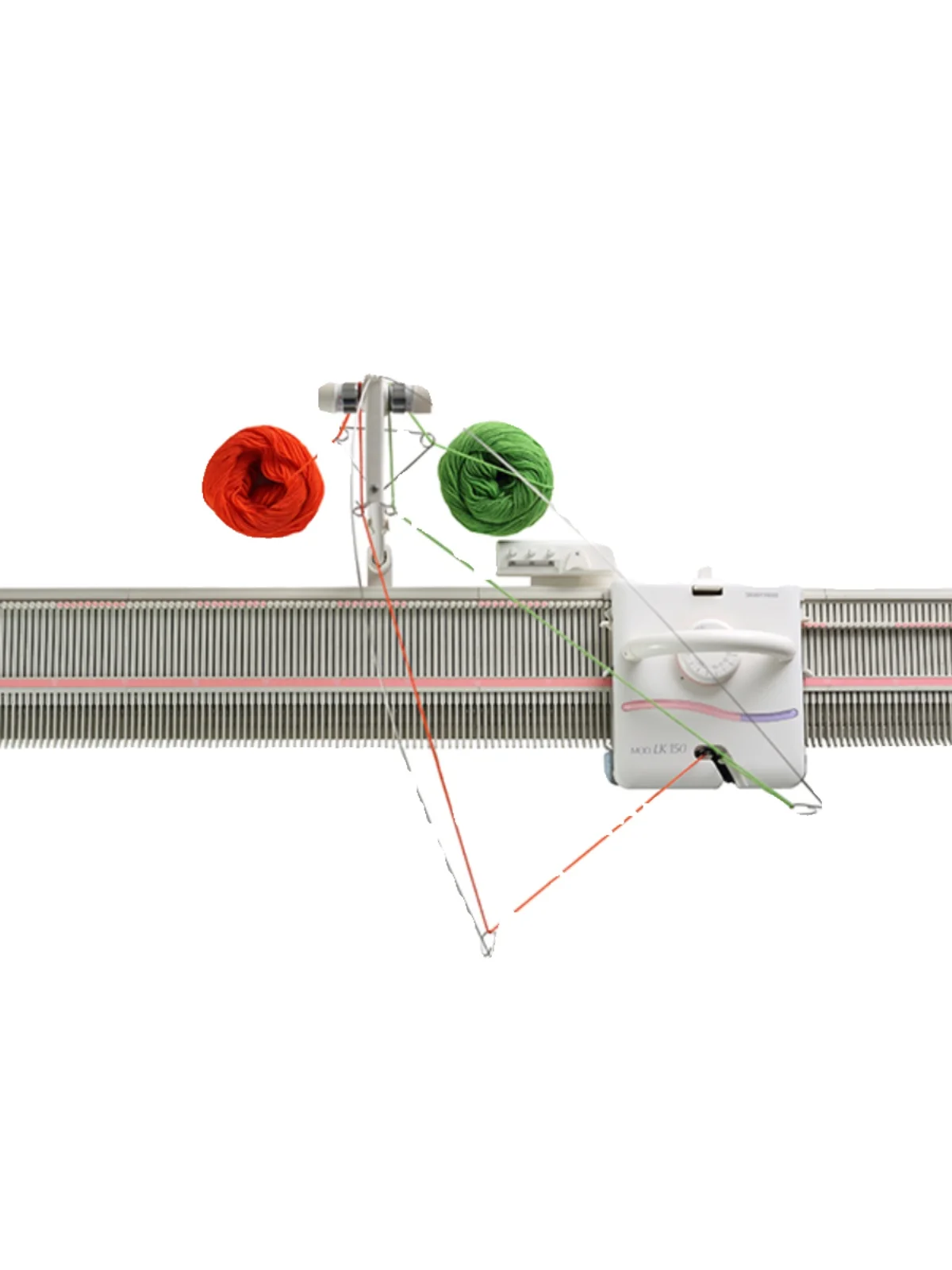 LK150 - 6.5mm Medium Gauge, Plastic Househol Knitting Machine Parts, Stitches, Sewing Machine Accessories, Silver Shank, 150