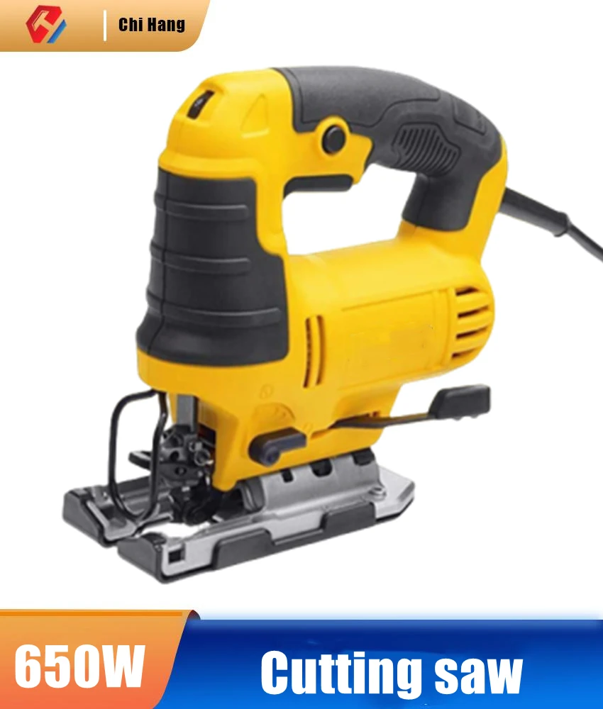 220V 650W Reciprocating Saw Jigsaw Household Woodworking Electric Saw Metal Wood Electric Cutting Saw Cutting Metal Wood