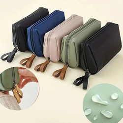 New Women's Makeup Bag Solid Color Korean Mouth Red Envelope Portable Mini Toiletry Bag Waterproof Bag Travel Bag Storage Bag