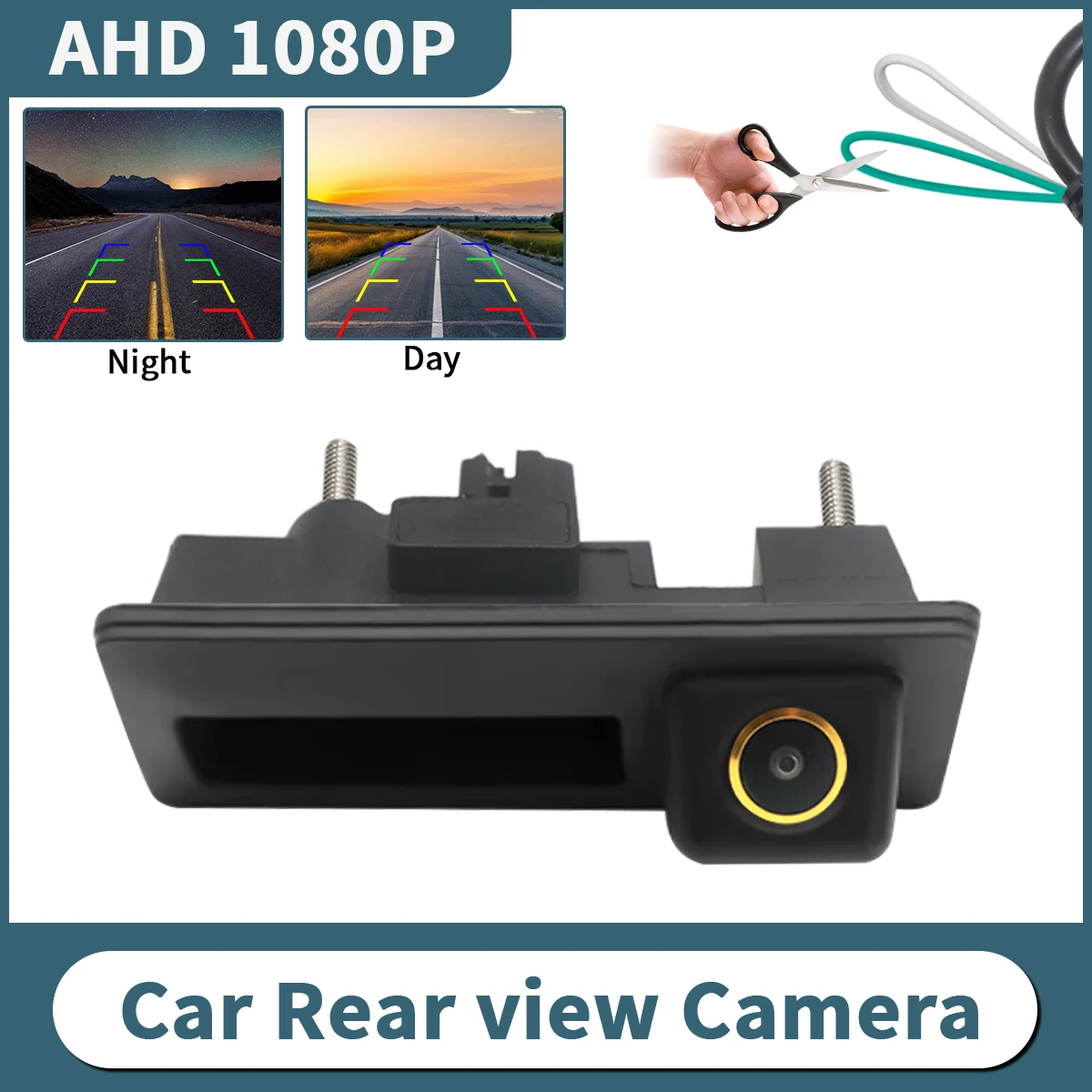 AHD 1080P Vehicle Rear View Reverse Camera For VW Golf Passat B7 B5 Tiguan T5 Jetta MK6  For Audi A3 A4 A5 Q5 A6 Porsche Cayenne