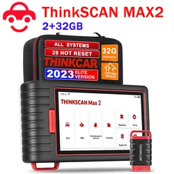 New THINKCAR ThinkScan Max 2 Full system Car Diagnostic Tool MAX2 OBD2 Scanner Free Lifetime Update ECU Coding PK ThinkTool Mini