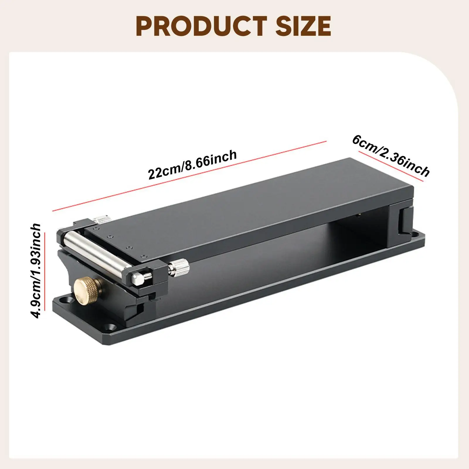 Sandpaper Clip Sander Versatile Hand Sanding Lightweight Tension Adjustment Aluminum Alloy Sandpaper Holder for Woodworkers