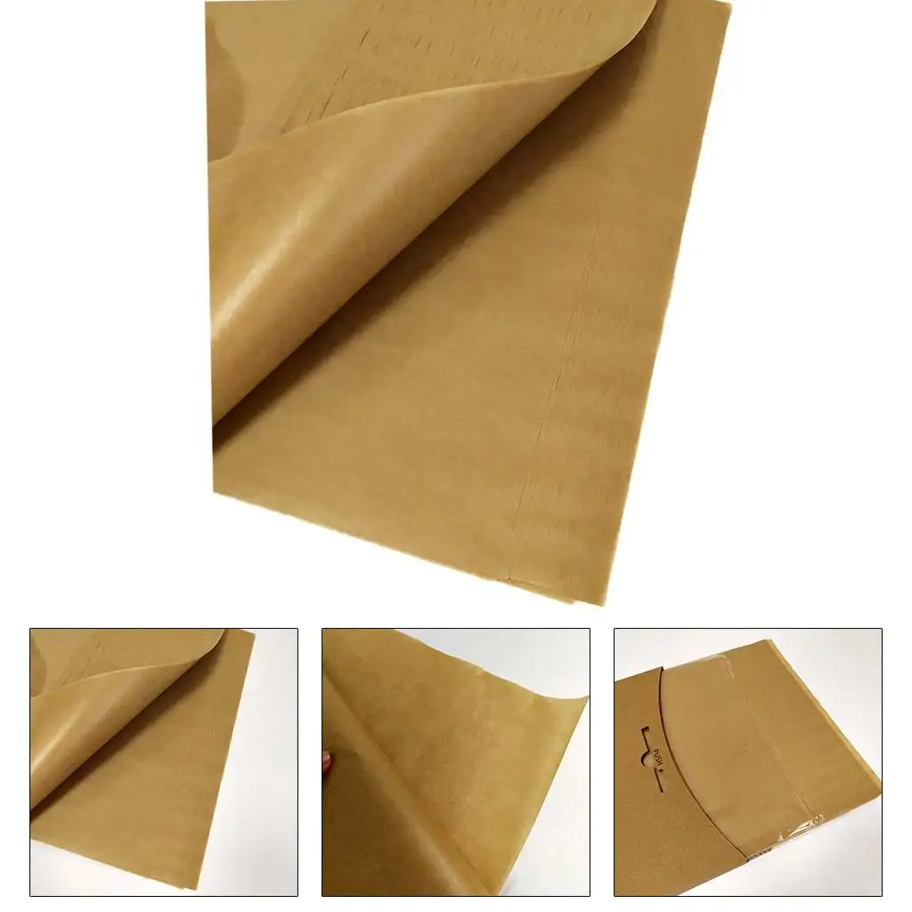 2x50/100x Unbleached Parchment Paper Baking Sheets Non-Stick Precut Baking 50pcs