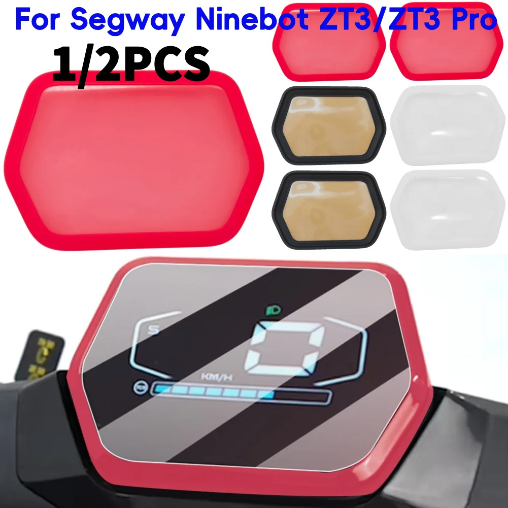 

1/2Pcs Display Screen Silicone Protection Case for Segway Ninebot ZT3/ZT3 Pro Electric Scooter Waterproof Screen Protector Parts