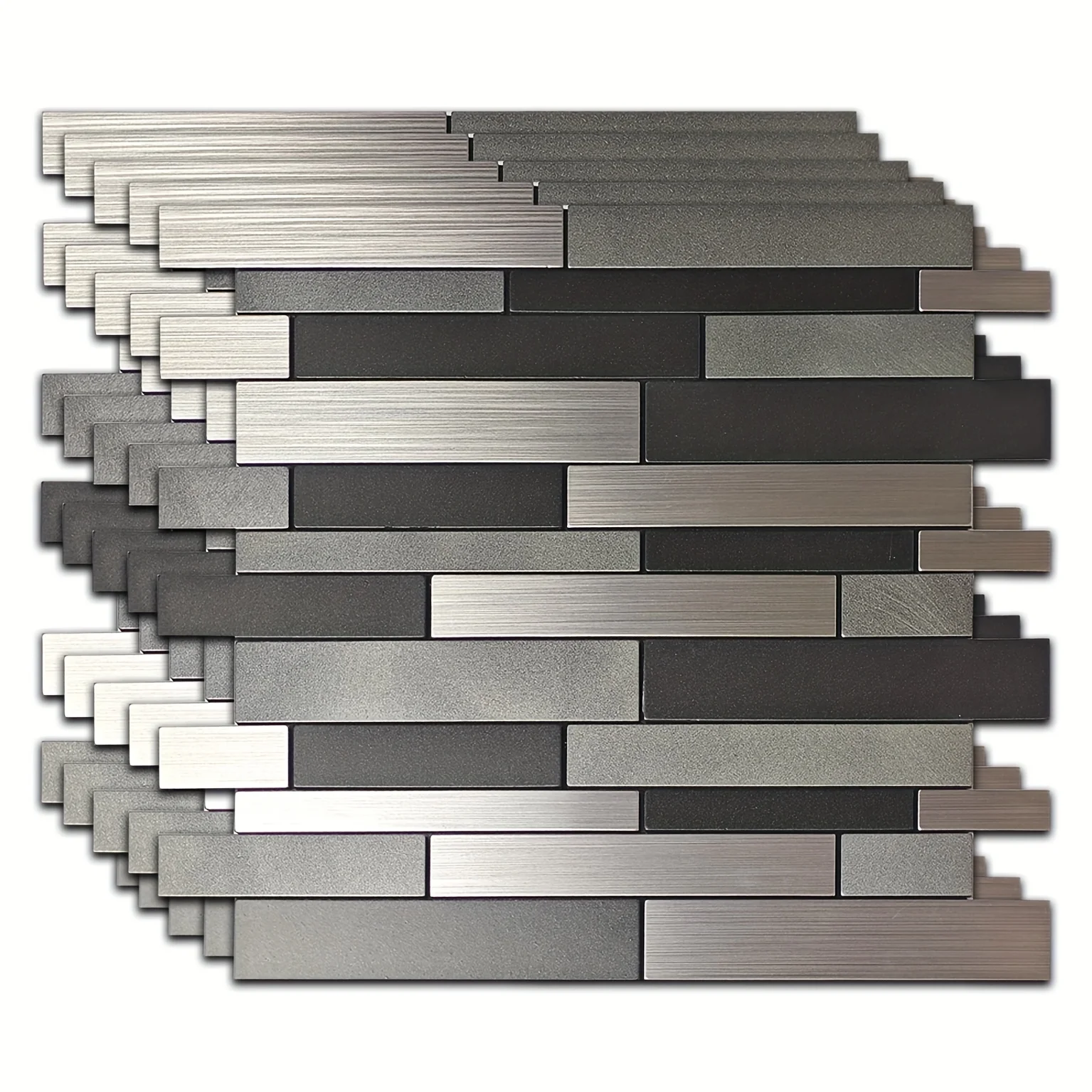 

10pcs Metal Mosaic Wall Stickers, Waterproof And Moisture-proof, Fireproof AndHigh-temperature Resistant, Lt Can Be Used In A Va