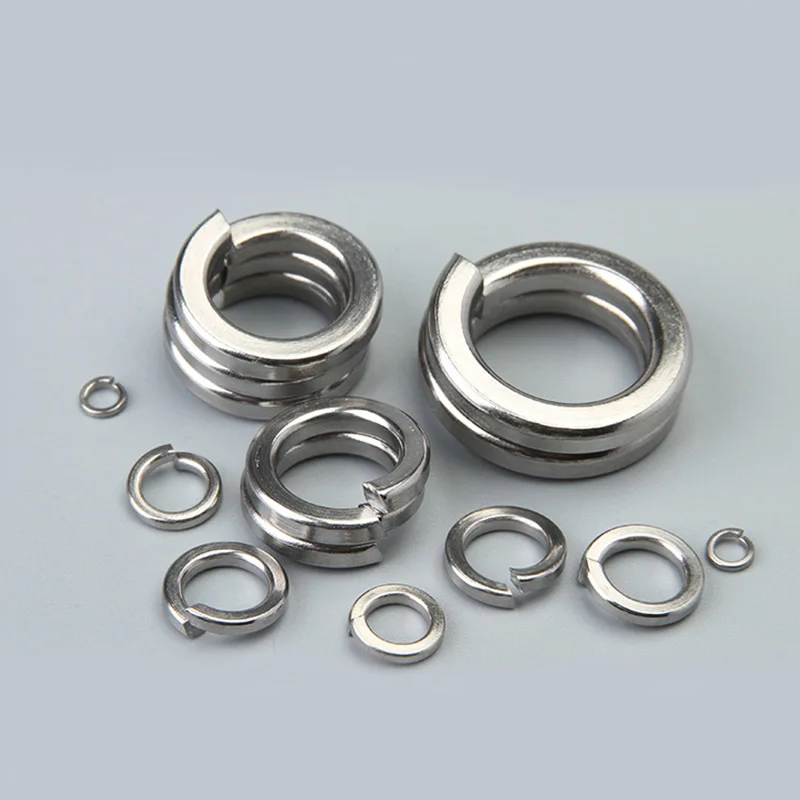 1/5pcs 9/16 5/8 3/4 7/8 1 304 A2-70 Stainless Steel US UK Standard Spring Washer Split Lock Elastic Gasket High Quality