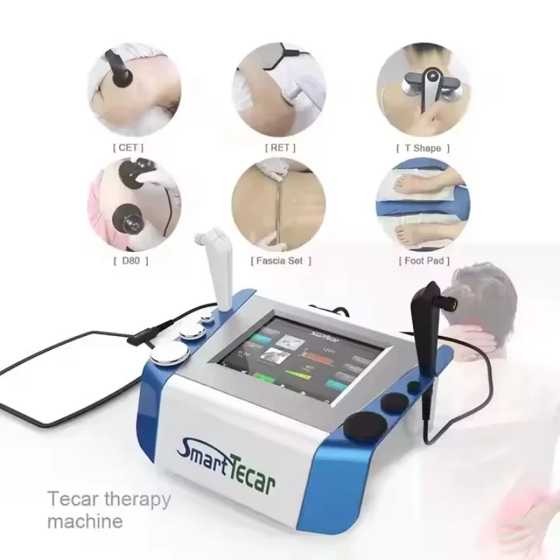 

Tecar Therapy Machine Monopolar RF Physiotherapy Diathermy Slimming Body Shape Face Lift Beauty Equipment