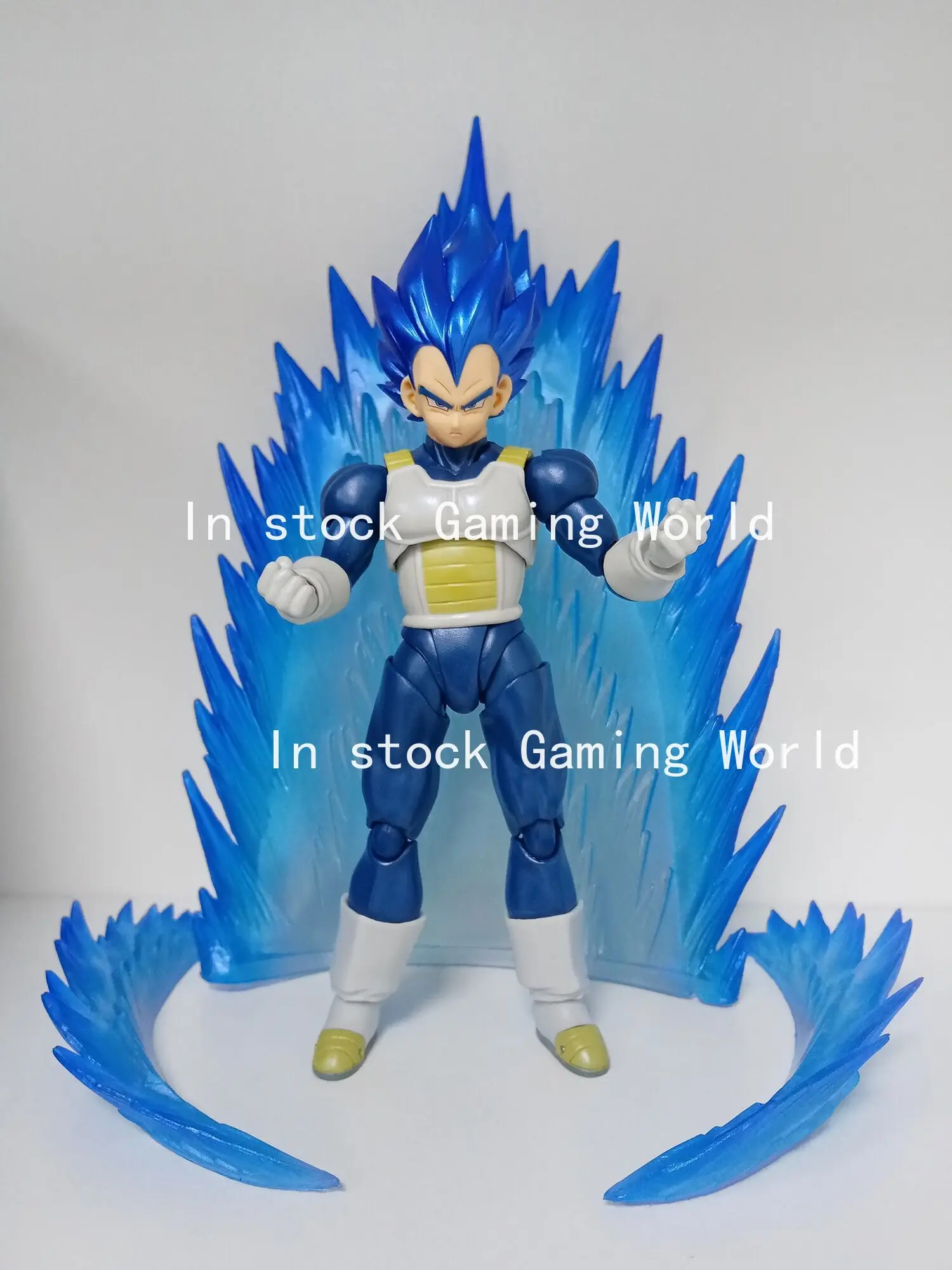 En Stock Dragon Ball Demoniacal Fit DF SHF Deep Blue Vegeta Super Saiyan Anime figura de acción juguete modelo regalo