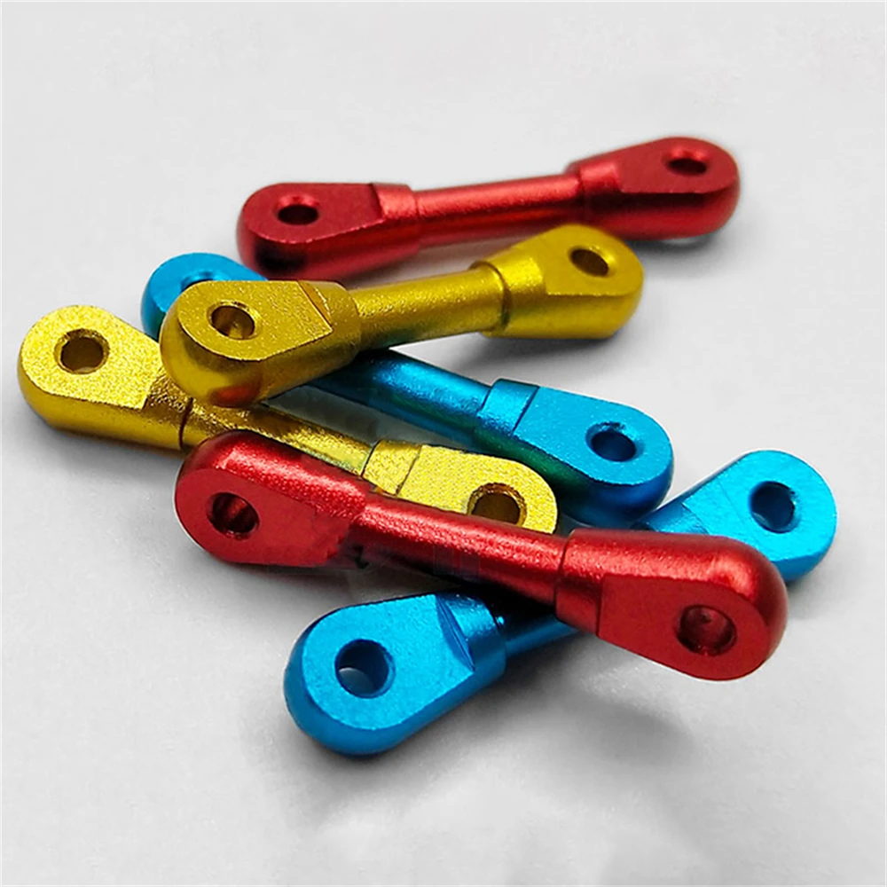 1 Pair New Rear Arm Pull Rod Rear Lever RC Car Mini Off-Road Metal Upgrade Part for MINI-Z BUGGY Servo Accessories