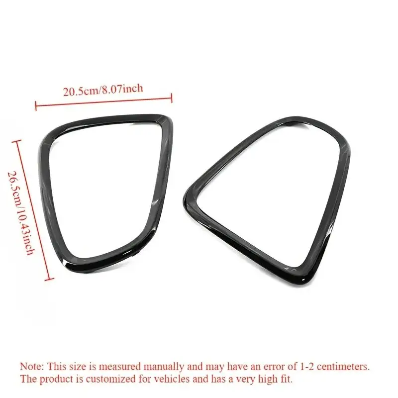 For BMW MINI R56 R57 R58 R59 New Taillight Cover Trim Black/Silver ABS 51132752243 51132752244 Easy Installation Car Accessories