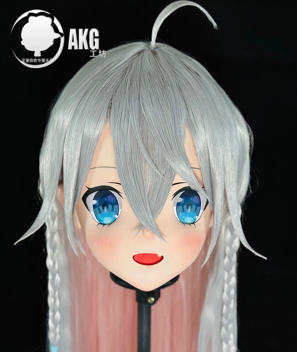 

(AL77)Customize Character Crossdressing Female/Girl Resin Full/Half Head With Lock Anime Cosplay Japanese Animego Kigurumi Mask