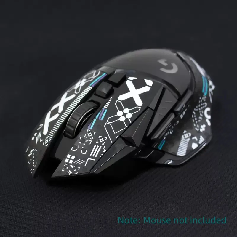 1 Pack Hotline Games Colorful Mouse Anti-slip Grip Tape for Logitech G502 Hero G502 Wireless Gaming Mouse,Pre Cut,Easy to Apply