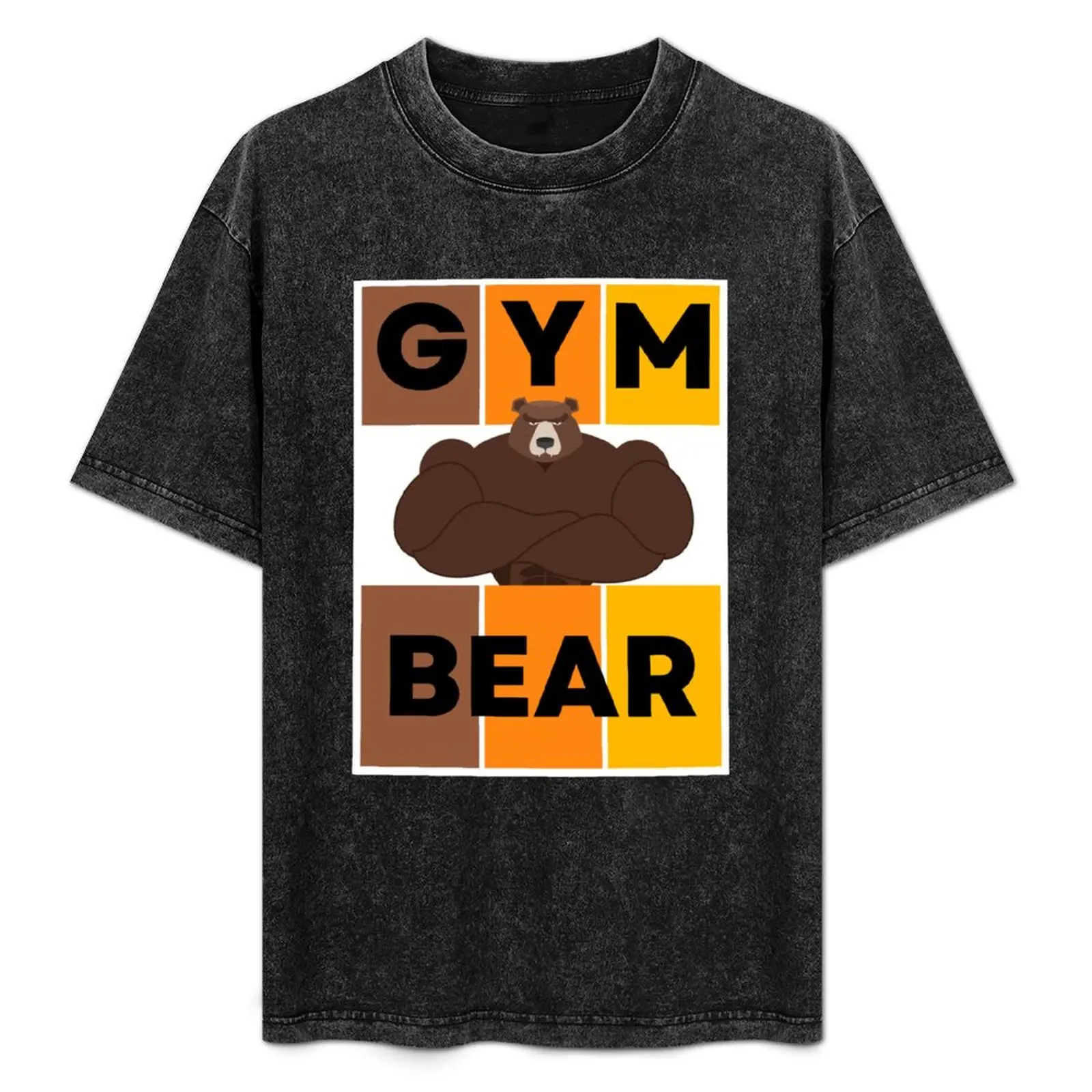 

WOOFZ GYM POWERLIFTING MUSCLE Gay Bear Flag T-Shirt Ultra Soft Breathable Tee Top