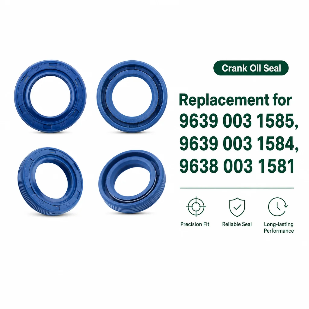 2Pcs Oil Seal for Stihl Blower BR500 BR600 BR800 FS240 FS260 SR450 Chainsaw MS190T MS191T MS270 Replaces 9639 003 1585 1584