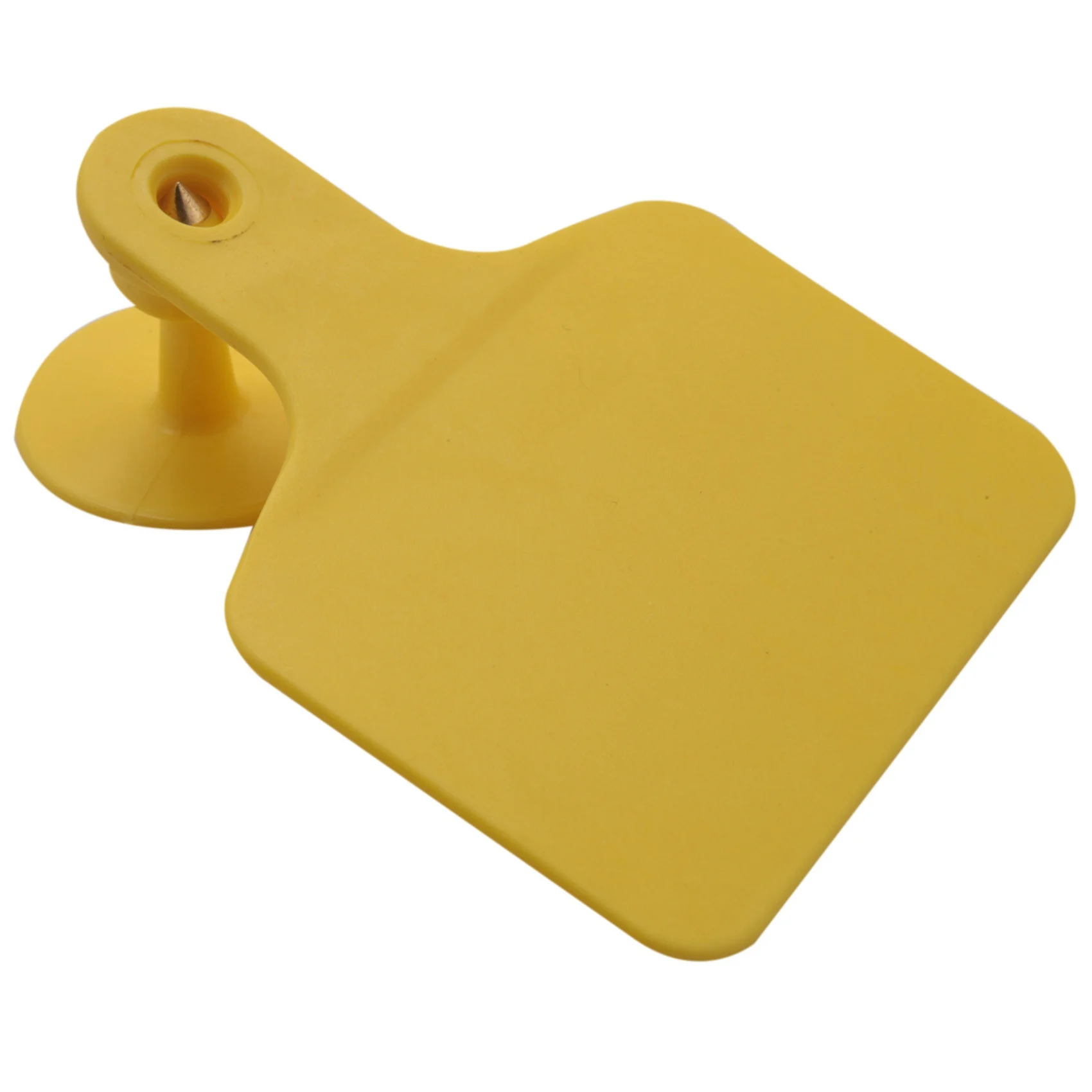 

ABUN-100Pcs Cow Cattle TPU Ear Tag Signs Without Words Ear Tags Typing Copper Head Earrings Farm Animal Identification Card